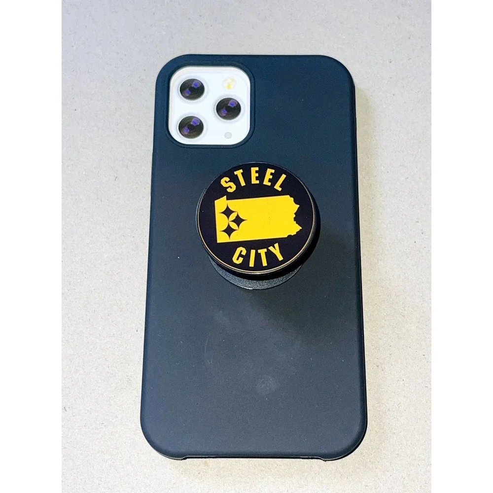 Steelers Football Team Phone Accessory With Super Strong Glue